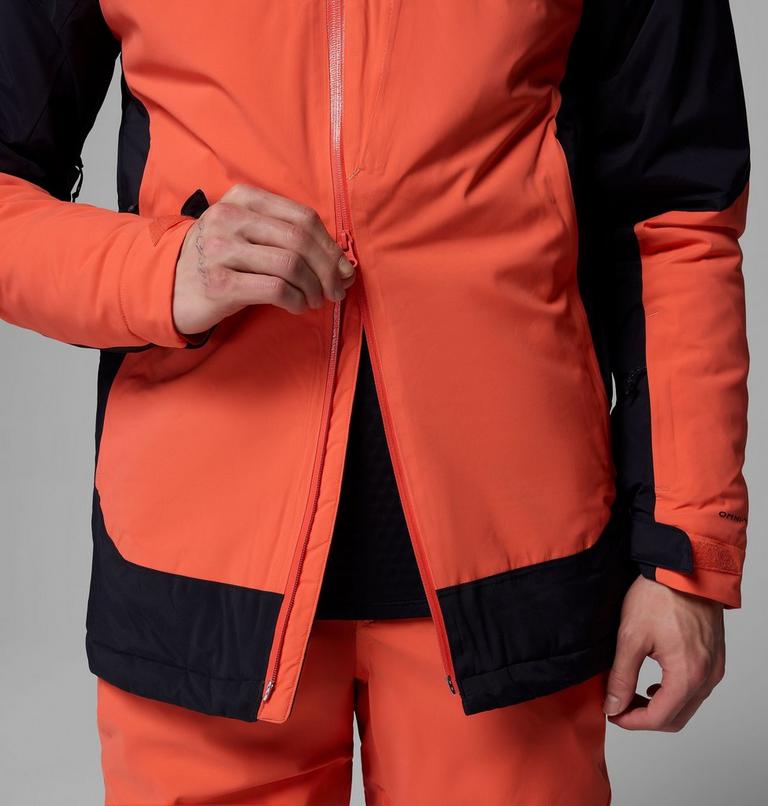 Men's Cirque Bowl Waterproof Insulated Ski Jacket, Color: Black, Zing, image 11