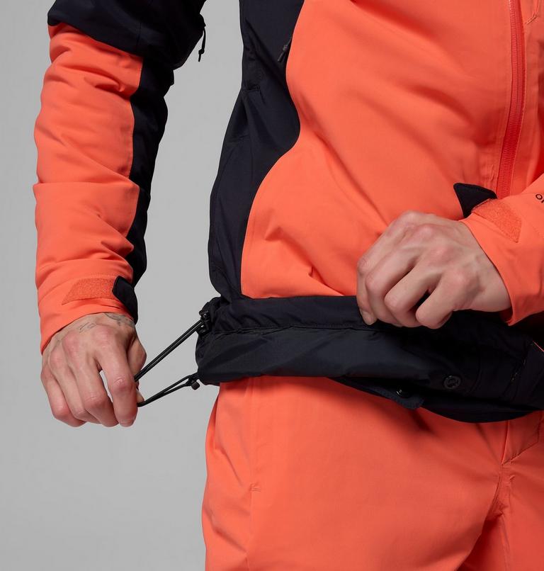 Men's Cirque Bowl Waterproof Insulated Ski Jacket, Color: Black, Zing, image 12