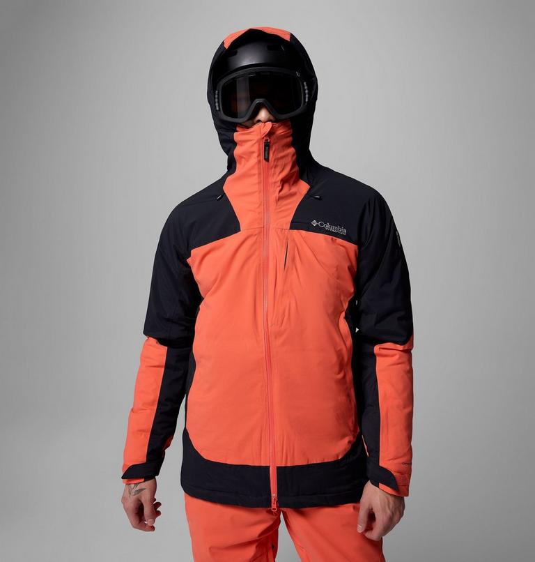 Men's Cirque Bowl Waterproof Insulated Ski Jacket, Color: Black, Zing, image 1
