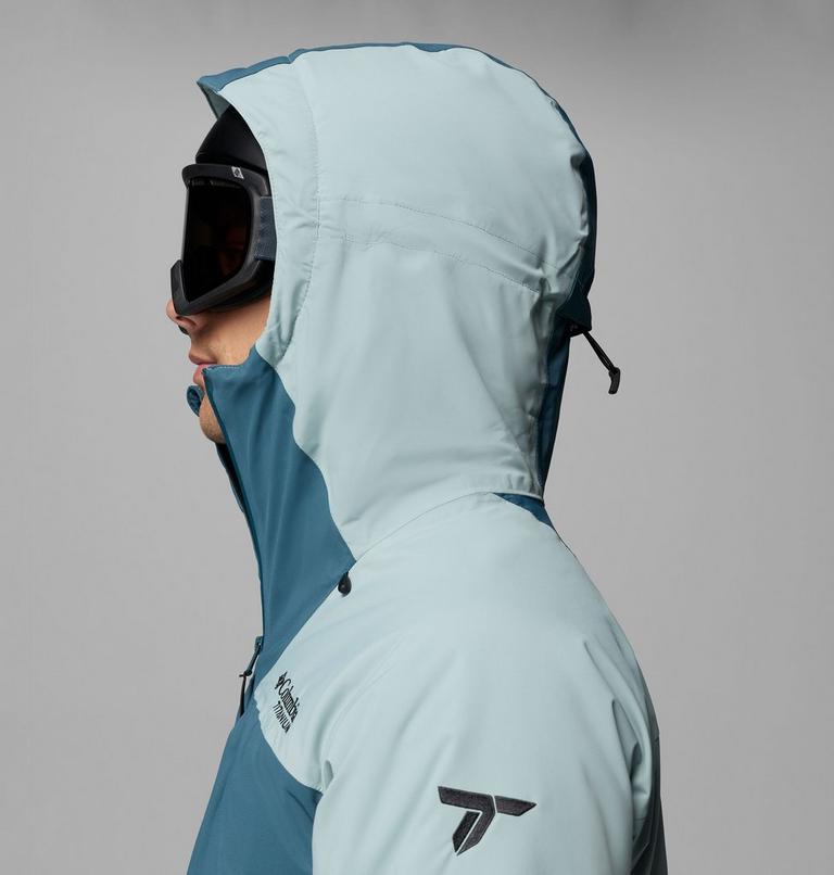 Men's Cirque Bowl Waterproof Insulated Ski Jacket, Color: Everblue, Crushed Blue, image 14