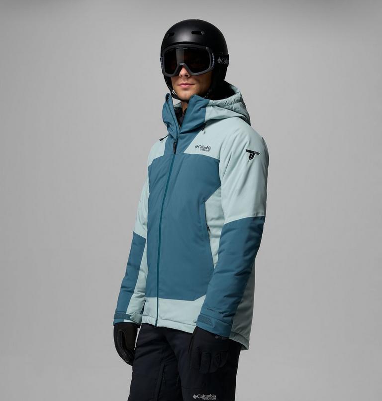 Men's Cirque Bowl Waterproof Insulated Ski Jacket, Color: Everblue, Crushed Blue, image 4
