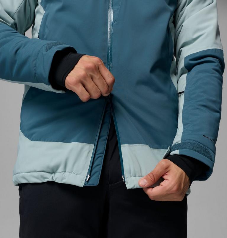 Men's Cirque Bowl Waterproof Insulated Ski Jacket, Color: Everblue, Crushed Blue, image 11