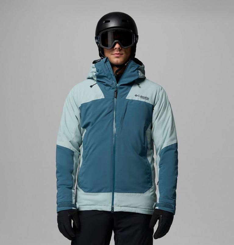 Men's Cirque Bowl Waterproof Insulated Ski Jacket, Color: Everblue, Crushed Blue, image 1