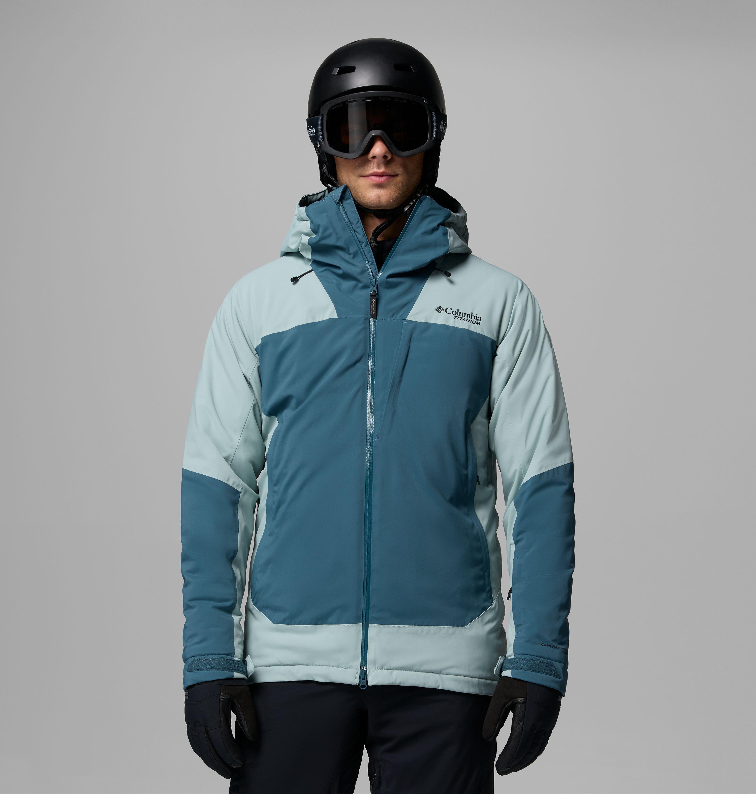 Columbia Sportswear Men's Blue Columbia - Cirque Bowl™ Waterproof Insulated Ski Jacket - Ever, Crushed Medium