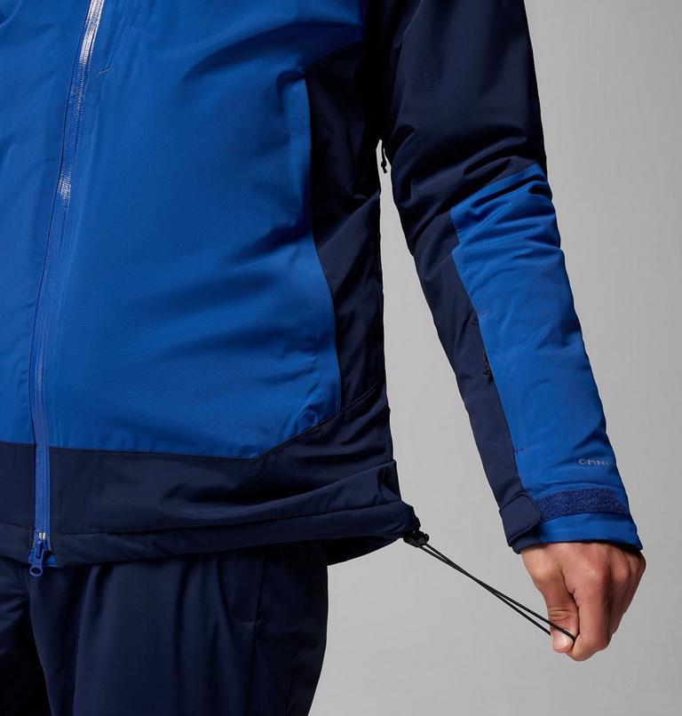 Men's Cirque Bowl Waterproof Insulated Ski Jacket, Color: Collegiate Navy, Mountain Blue, image 12