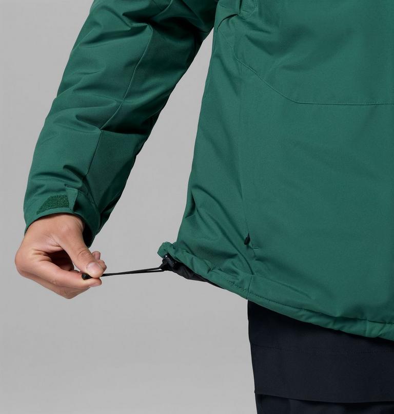 Men's Winter District III Jacket, Color: Rain Forest, image 13