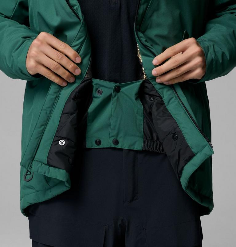 Men's Winter District III Jacket, Color: Rain Forest, image 7