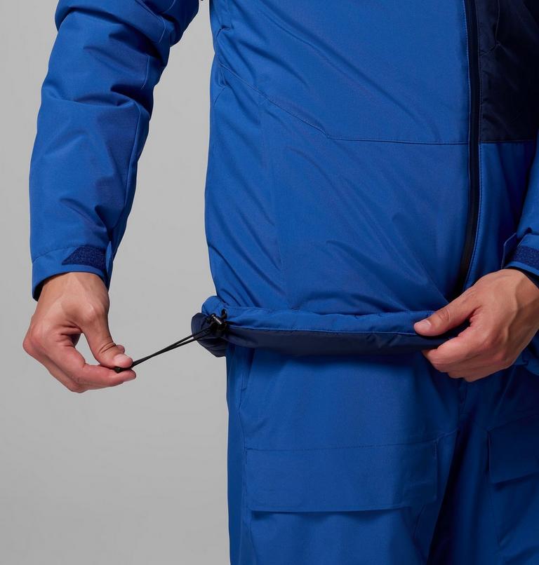 Chaqueta de esquí impermeable Winter District III para hombre, Color: Mountain Blue, Collegiate Navy, image 11
