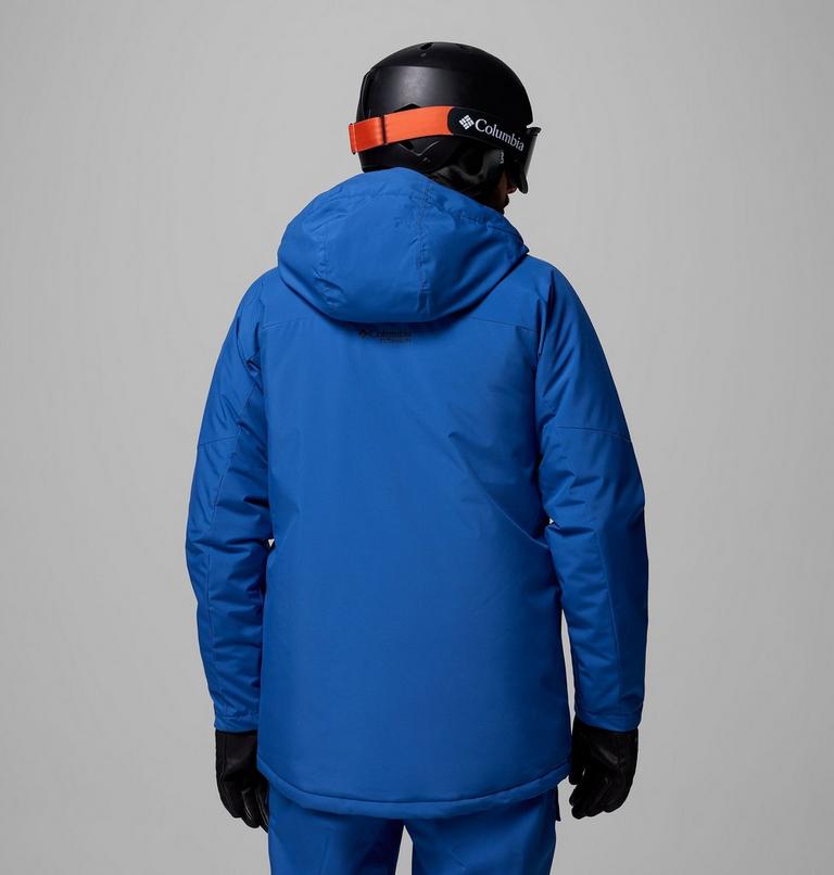 Chaqueta de esquí impermeable Winter District III para hombre, Color: Mountain Blue, Collegiate Navy, image 3