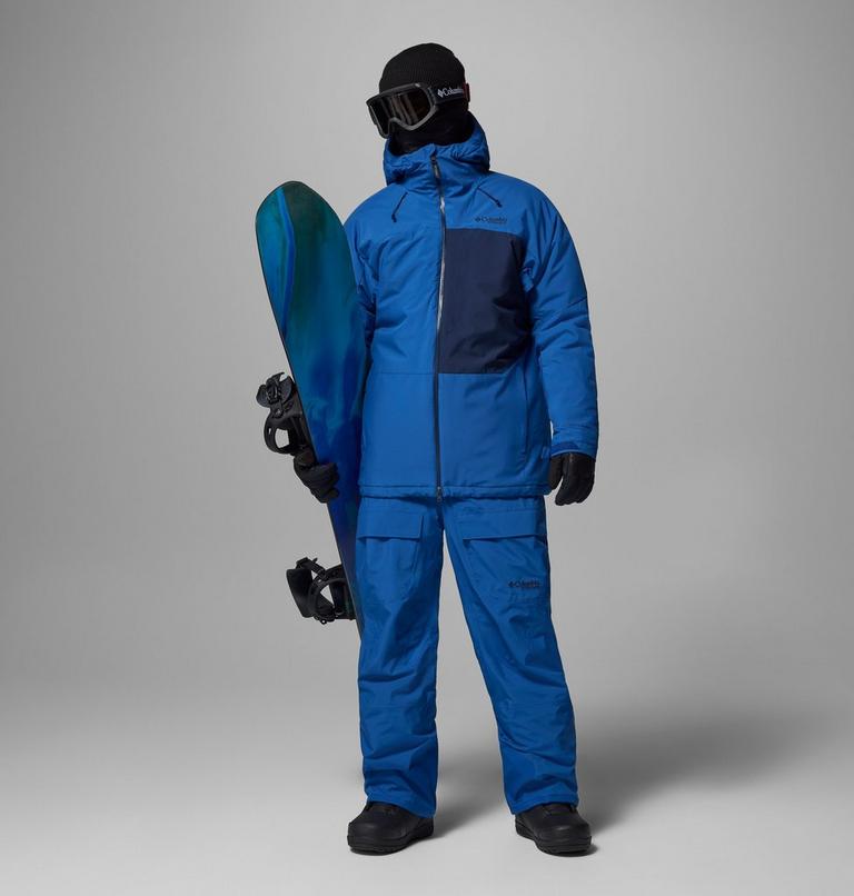 Men's Winter District III Waterproof Ski Jacket, Color: Mountain Blue, Collegiate Navy, image 14