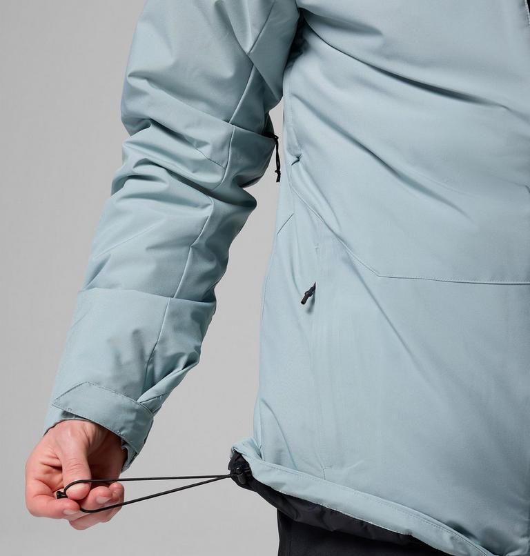Men's Winter District III Waterproof Ski Jacket, Color: Crushed Blue, Black, image 11