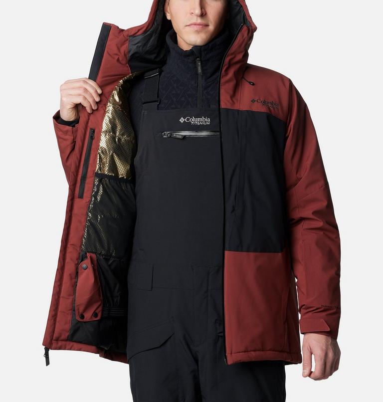 Winter District III wasserdichte Ski Jacke für Männer, Color: Spice, Black, image 5