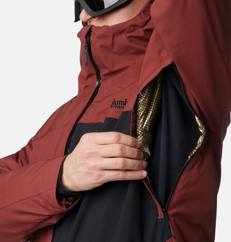 Winter District III wasserdichte Ski Jacke für Männer, Color: Spice, Black, image 9