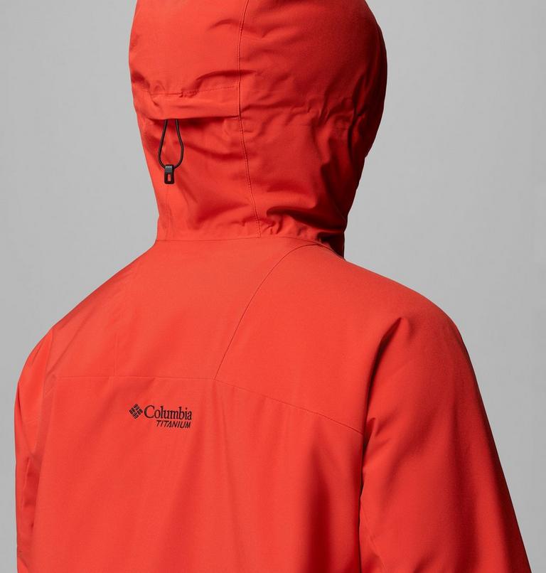 Men's Winter District III Waterproof Ski Jacket, Color: Super Sonic, Black, image 10
