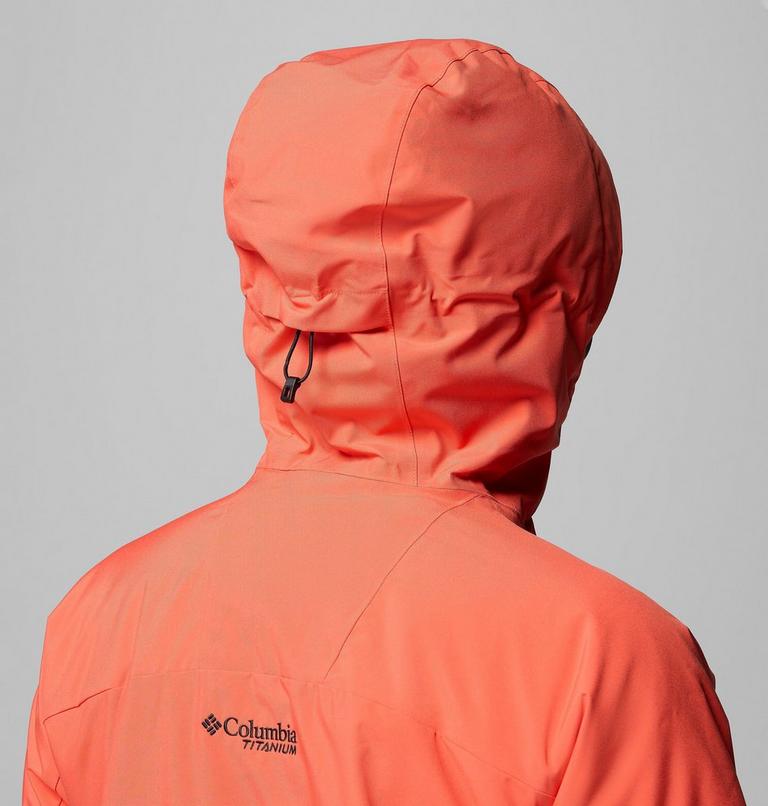 Men's Winter District III Waterproof Ski Jacket, Color: Zing, Black, image 13