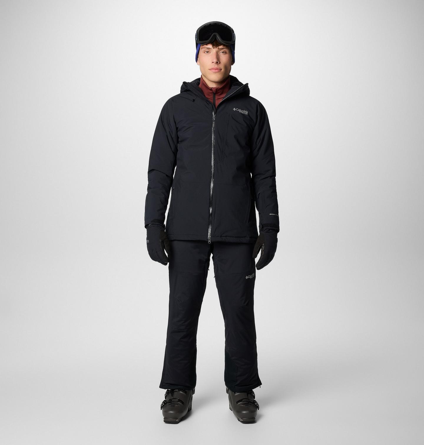 Мужская куртка Columbia Winter District III Jacket - Tall, цвет: Чёрный — фото 2