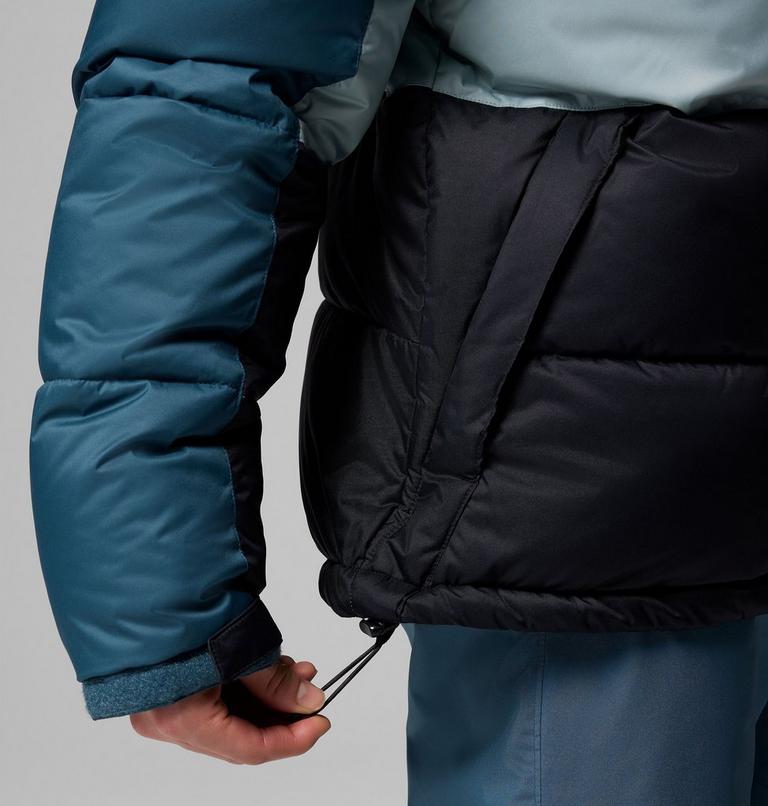 Men's Slope Style Insulated Ski Jacket, Color: Everblue, Crushed Blue, Black, image 11