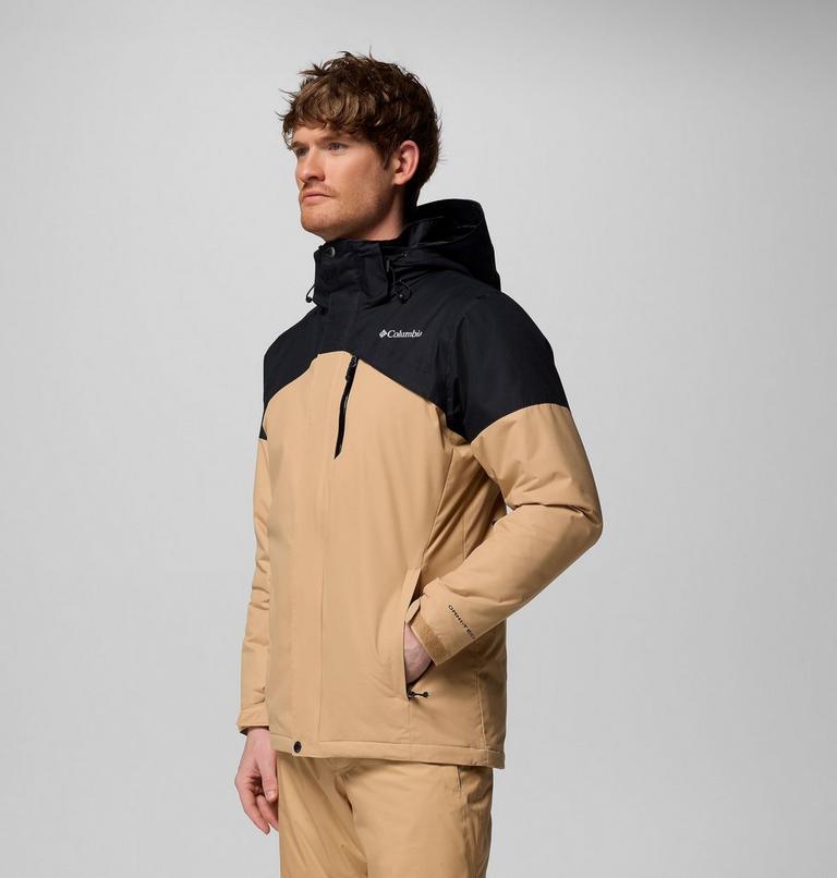 Men's Last Tracks II Ski Jacket, Color: Canoe, Black, image 4