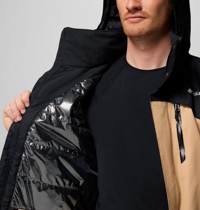 Men's Last Tracks II Ski Jacket, Color: Canoe, Black, image 5