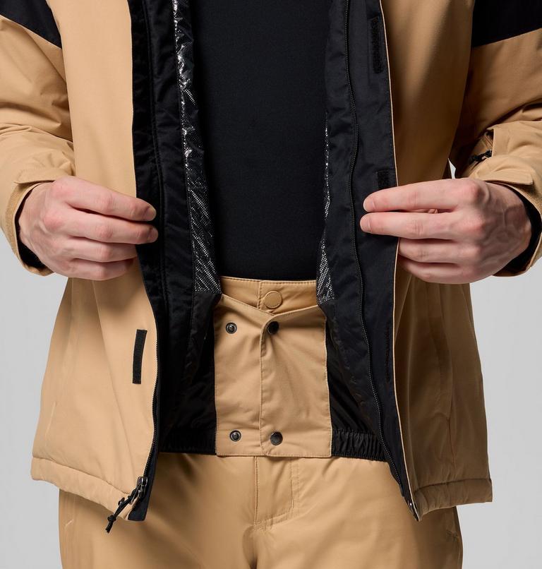 Men's Last Tracks II Ski Jacket, Color: Canoe, Black, image 6