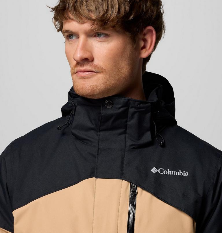 Men's Last Tracks II Ski Jacket, Color: Canoe, Black, image 7