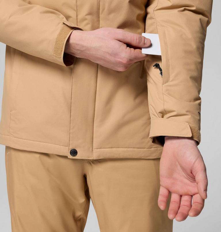Men's Last Tracks II Ski Jacket, Color: Canoe, Black, image 8
