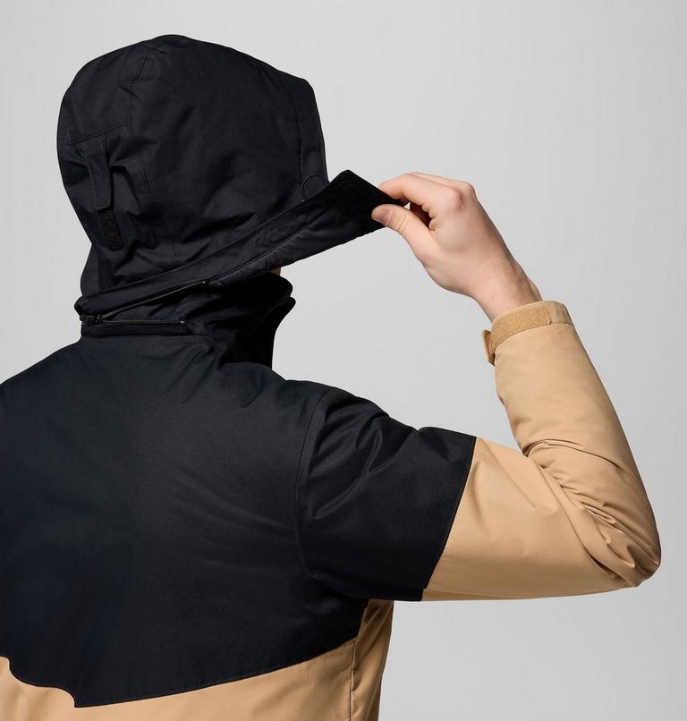 Men's Last Tracks II Ski Jacket, Color: Canoe, Black, image 10