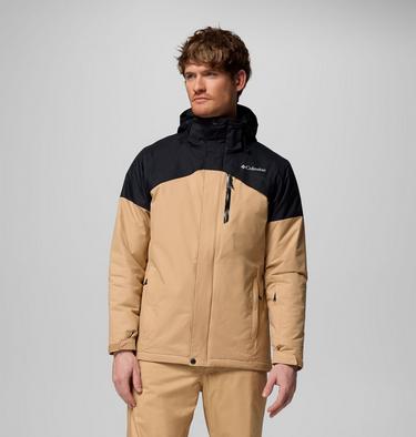 Men's Last Tracks II Ski Jacket, Color: Canoe, Black, image 3
