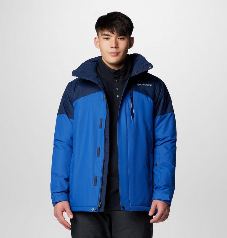Men's Last Tracks II Ski Jacket, Color: Mountain Blue, Collegiate Navy, image 12