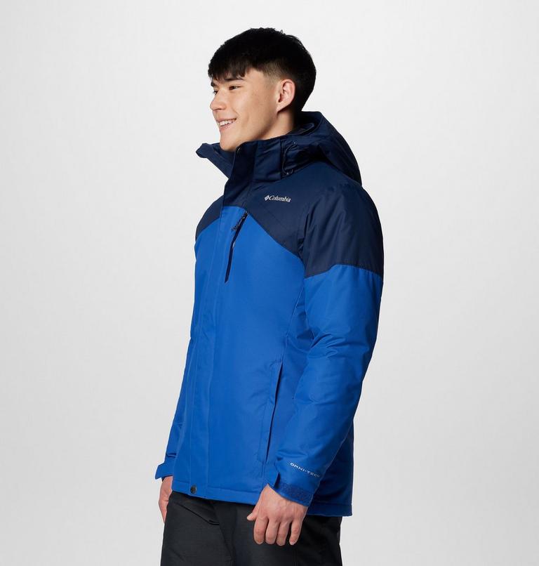 Men's Last Tracks II Ski Jacket, Color: Mountain Blue, Collegiate Navy, image 4