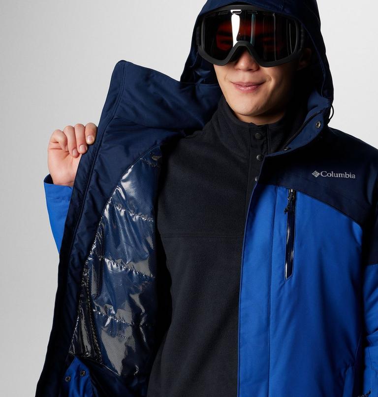 Men's Last Tracks II Ski Jacket, Color: Mountain Blue, Collegiate Navy, image 6