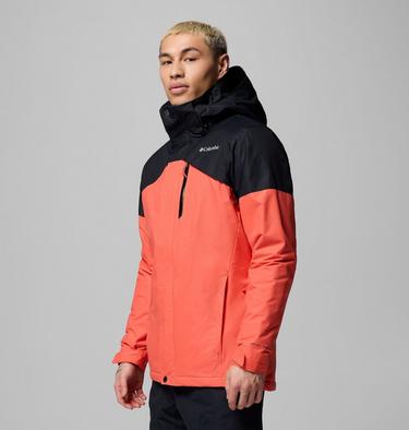 Men's Last Tracks II Ski Jacket, Color: Zing, Black, image 4