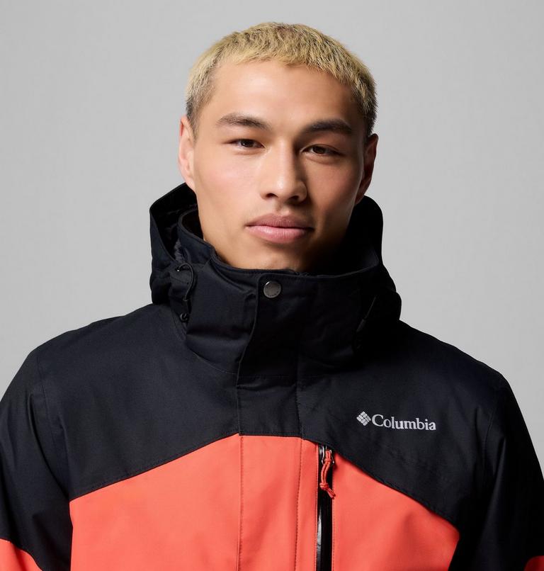 Men's Last Tracks II Ski Jacket, Color: Zing, Black, image 7