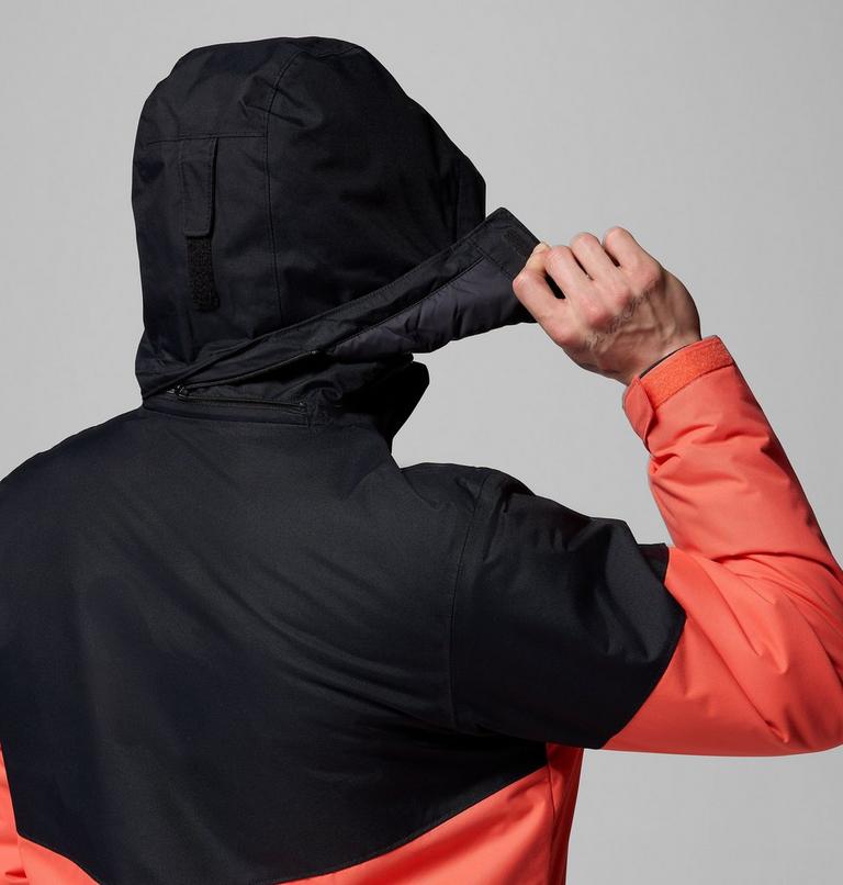 Men's Last Tracks II Ski Jacket, Color: Zing, Black, image 10