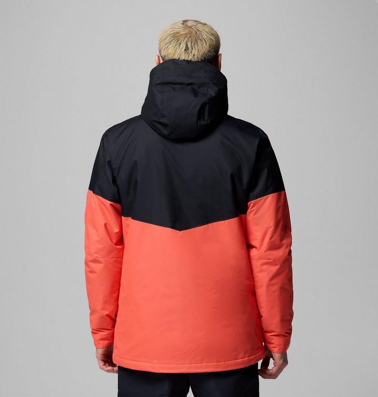 Men's Last Tracks II Ski Jacket, Color: Zing, Black, image 3