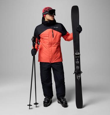 Men's Last Tracks II Ski Jacket, Color: Zing, Black, image 2