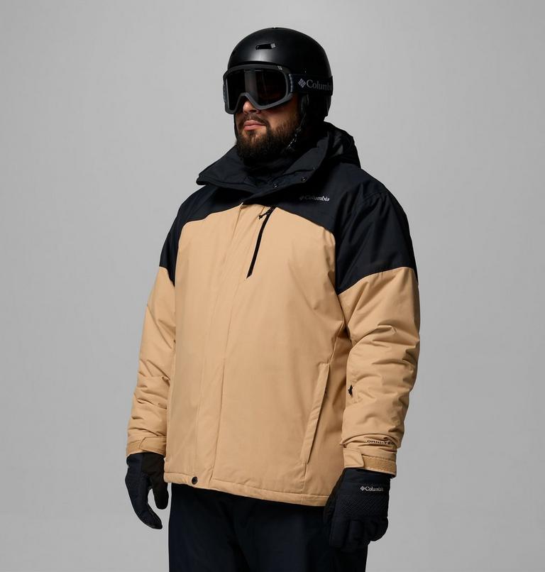 Men's Last Tracks II Waterproof Insulated Ski Jacket - Extended Size, Color: Canoe, Black, image 4