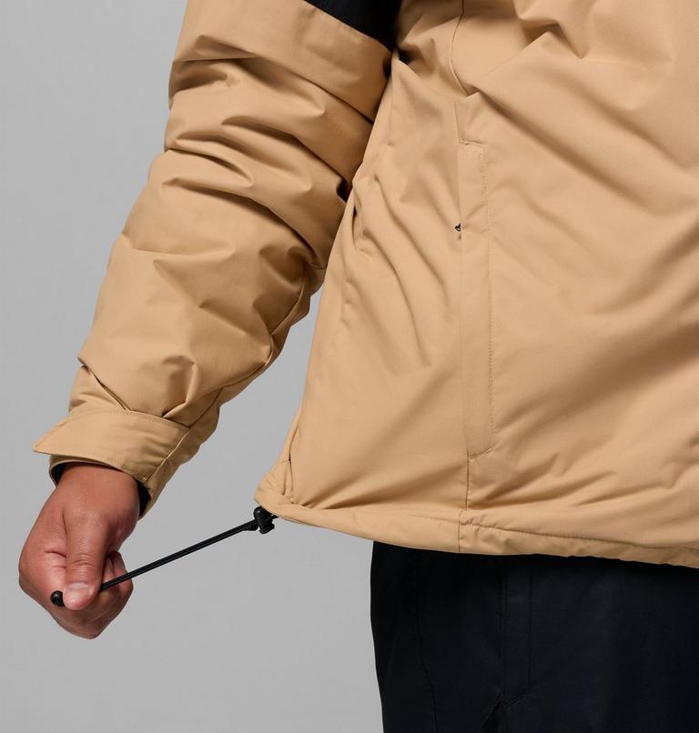 Men's Last Tracks II Waterproof Insulated Ski Jacket - Extended Size, Color: Canoe, Black, image 8