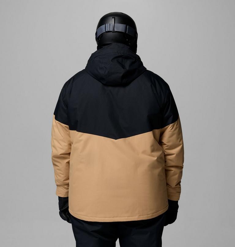 Men's Last Tracks II Waterproof Insulated Ski Jacket - Extended Size, Color: Canoe, Black, image 3