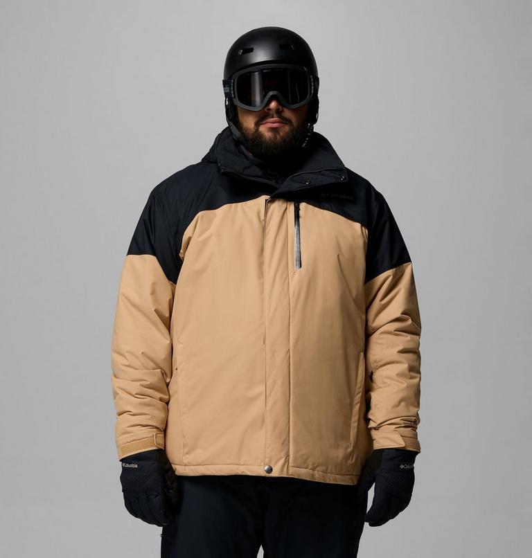 Men's Last Tracks II Waterproof Insulated Ski Jacket - Extended Size, Color: Canoe, Black, image 1
