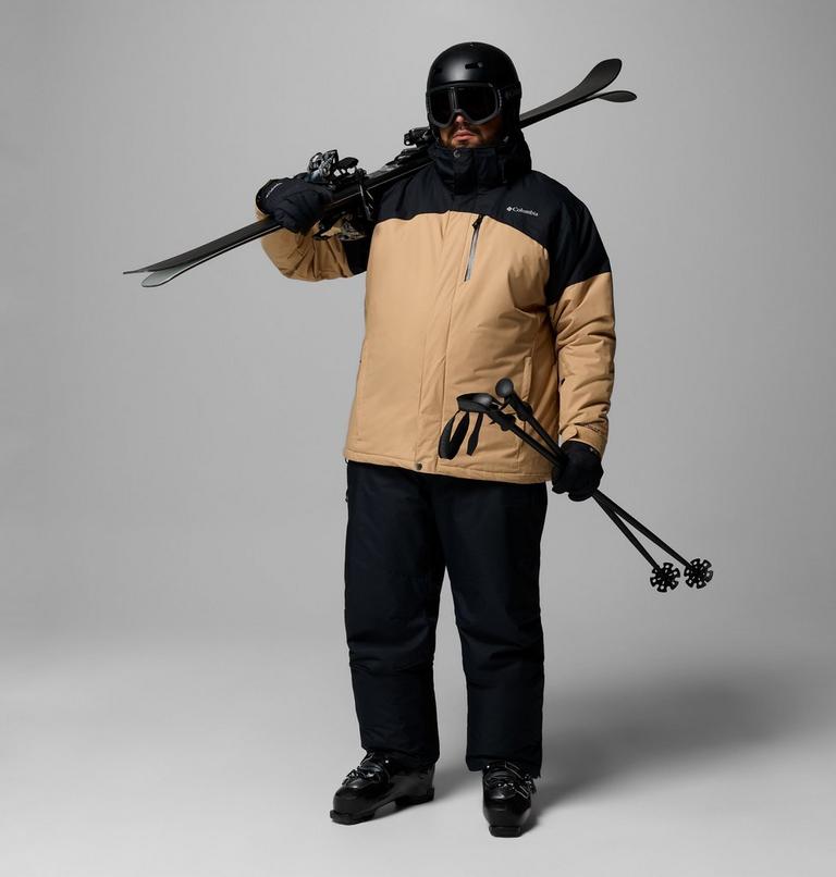 Men's Last Tracks II Waterproof Insulated Ski Jacket - Extended Size, Color: Canoe, Black, image 2