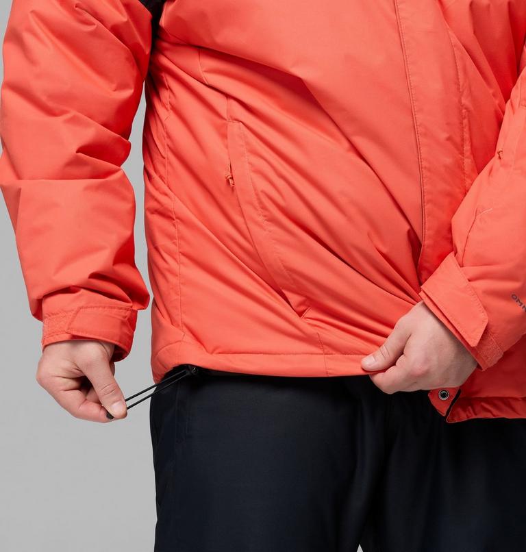 Men's Last Tracks II Waterproof Insulated Ski Jacket - Extended Size, Color: Zing, Black, image 9