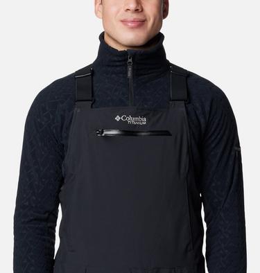 Men's Highland Summit II Waterproof Ski Bib, Color: Black, Black, image 4
