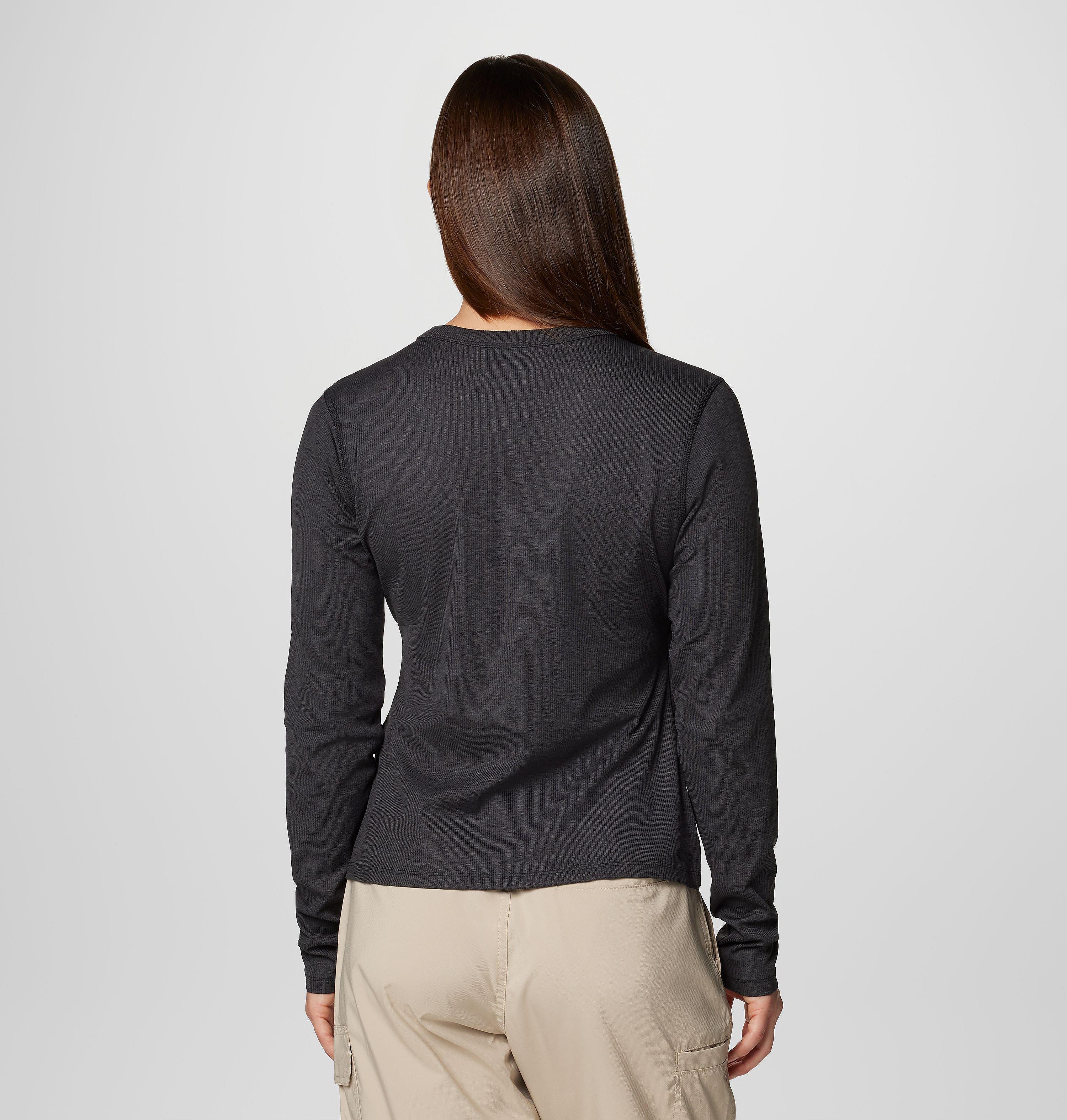 Women's Boundless Days Knit V-Neck Long Sleeve Shirt 2
