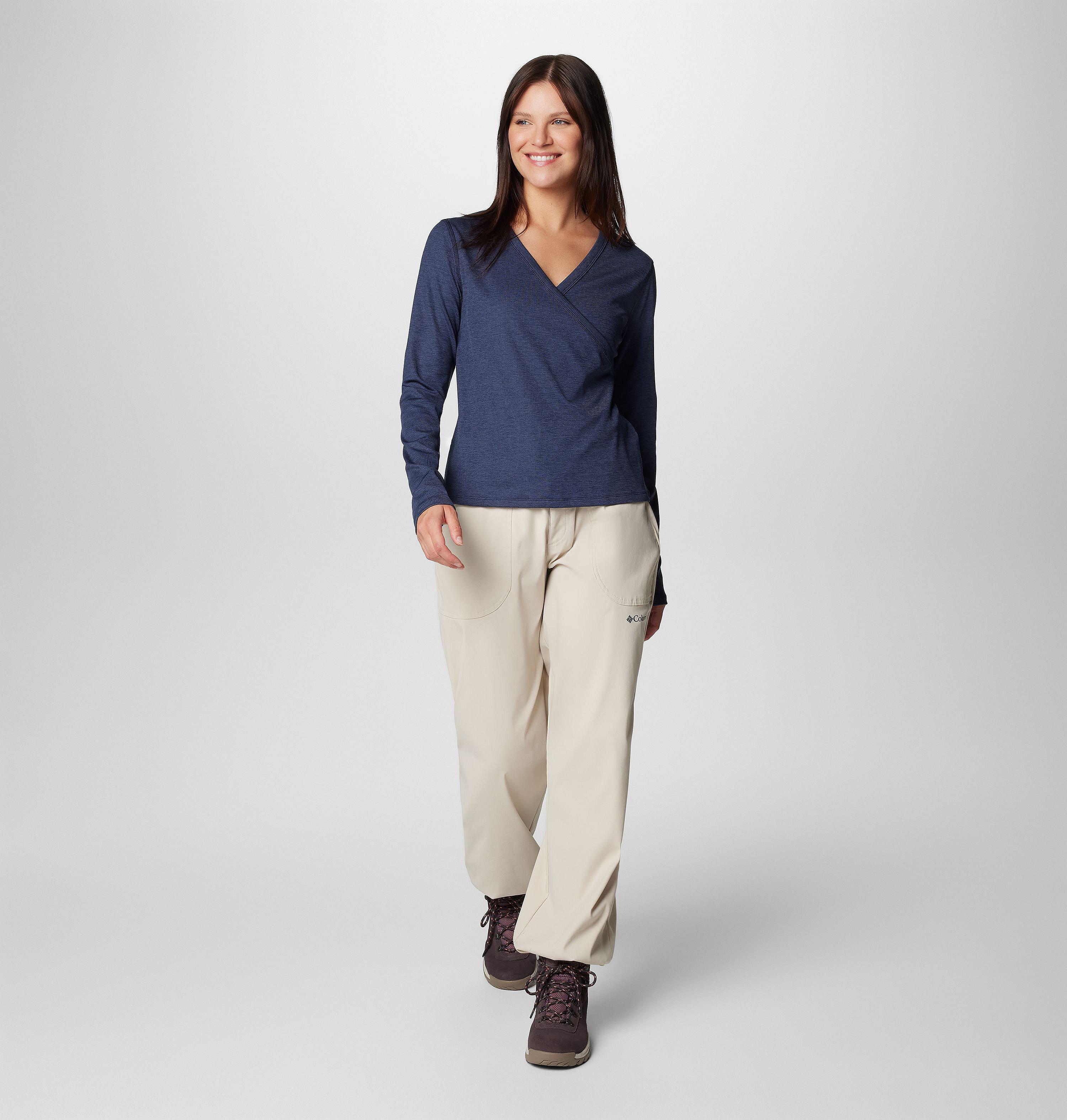 Women's Boundless™ Days Knit V-Neck Long Sleeve Shirt | 464 | XXL 3