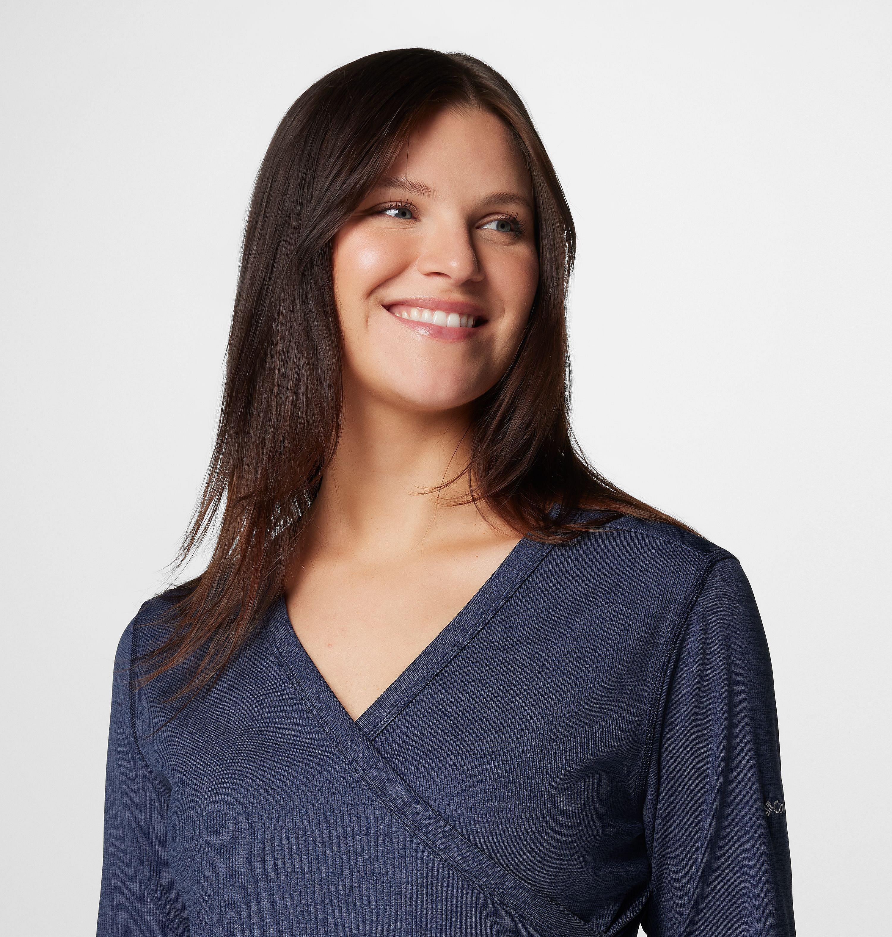 Women's Boundless™ Days Knit V-Neck Long Sleeve Shirt | 464 | XXL 5