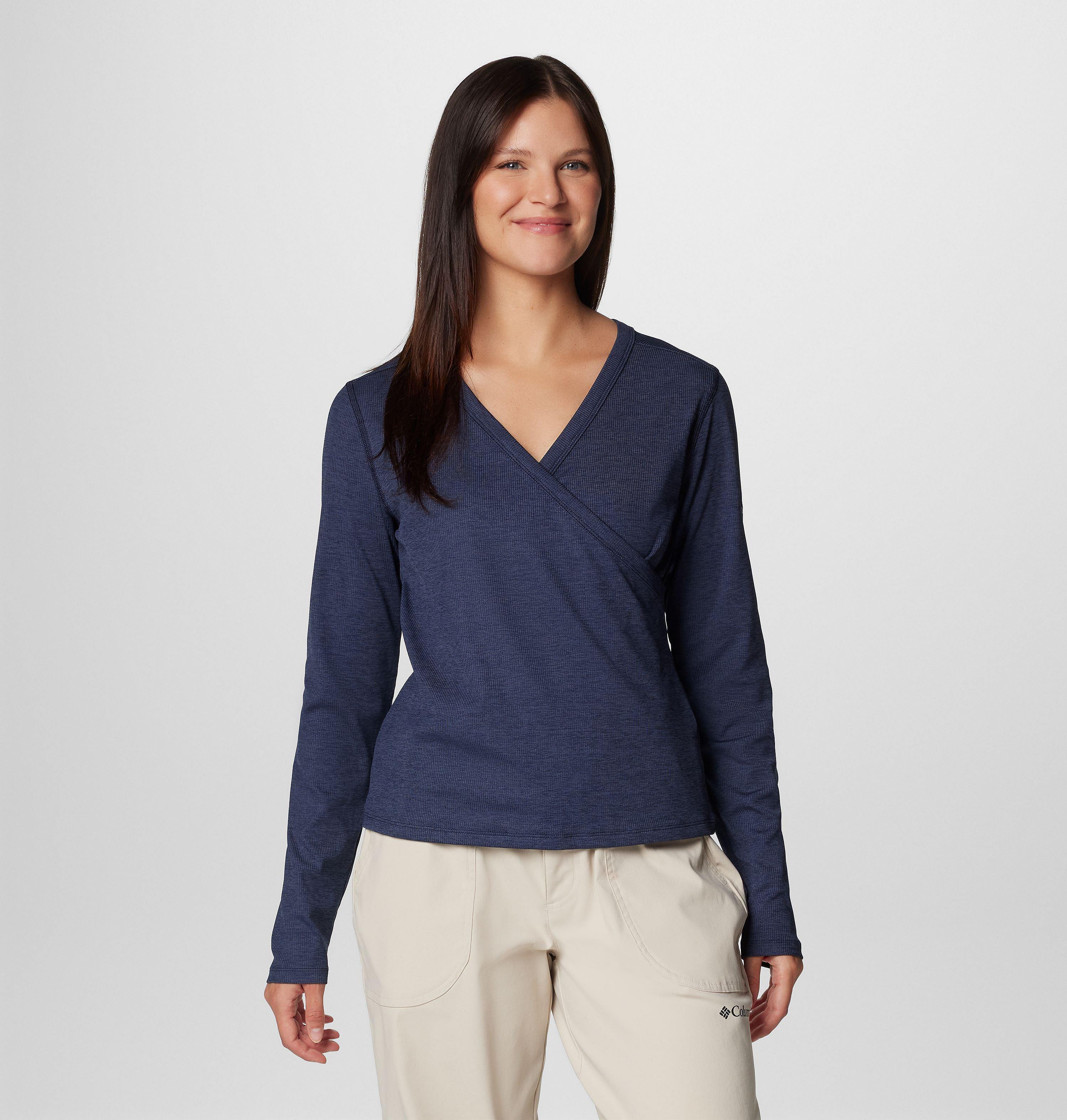 Women's Boundless™ Days Knit V-Neck Long Sleeve Shirt | 464 | XXL 1