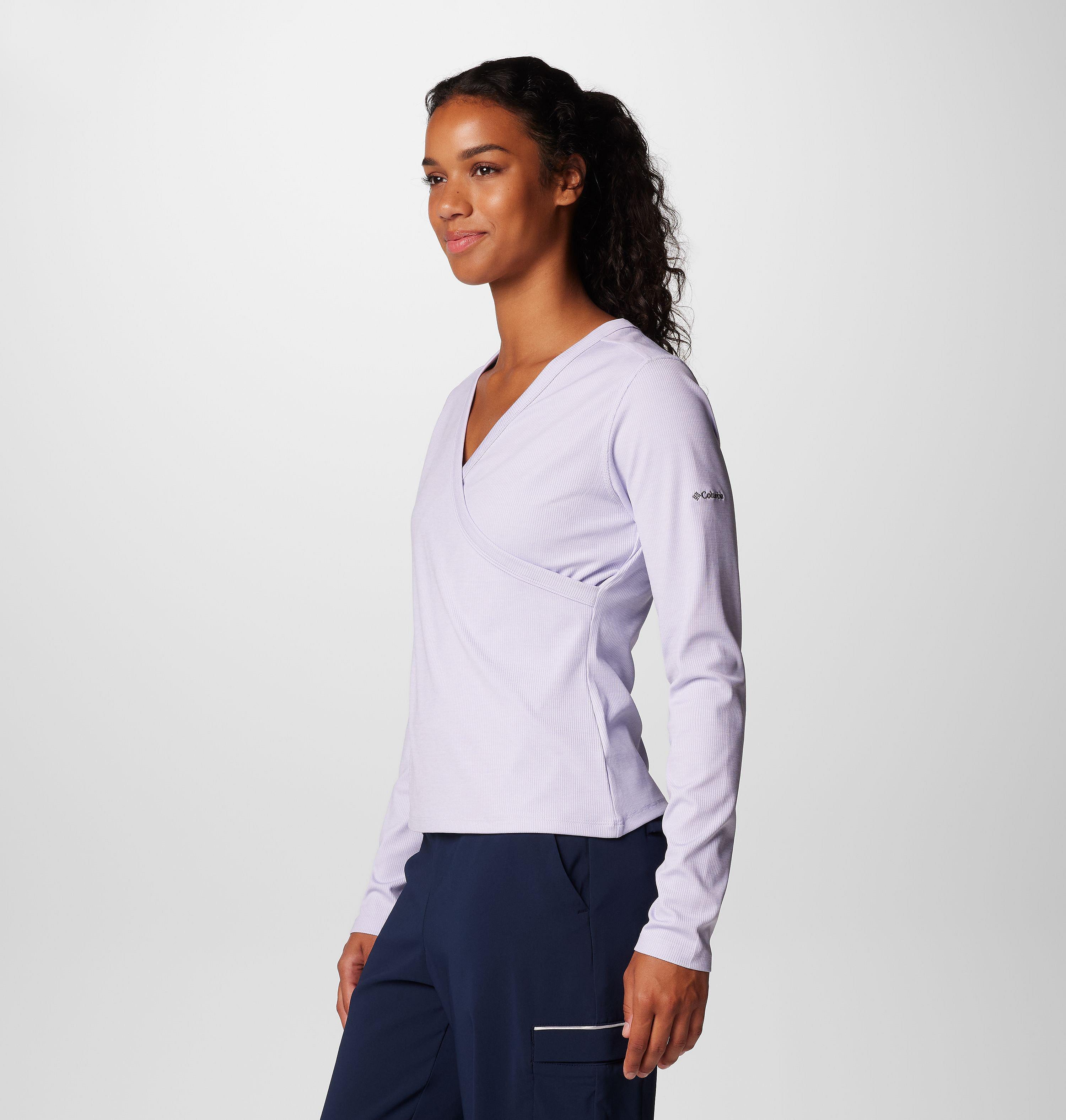 Women's Boundless Days Knit V-Neck Long Sleeve Shirt 4