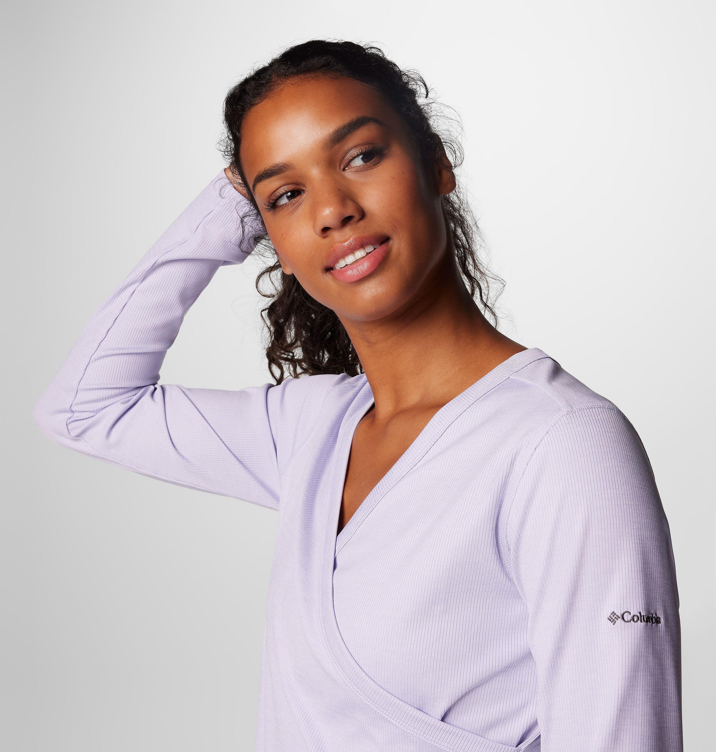 Women's Boundless Days Knit V-Neck Long Sleeve Shirt 5