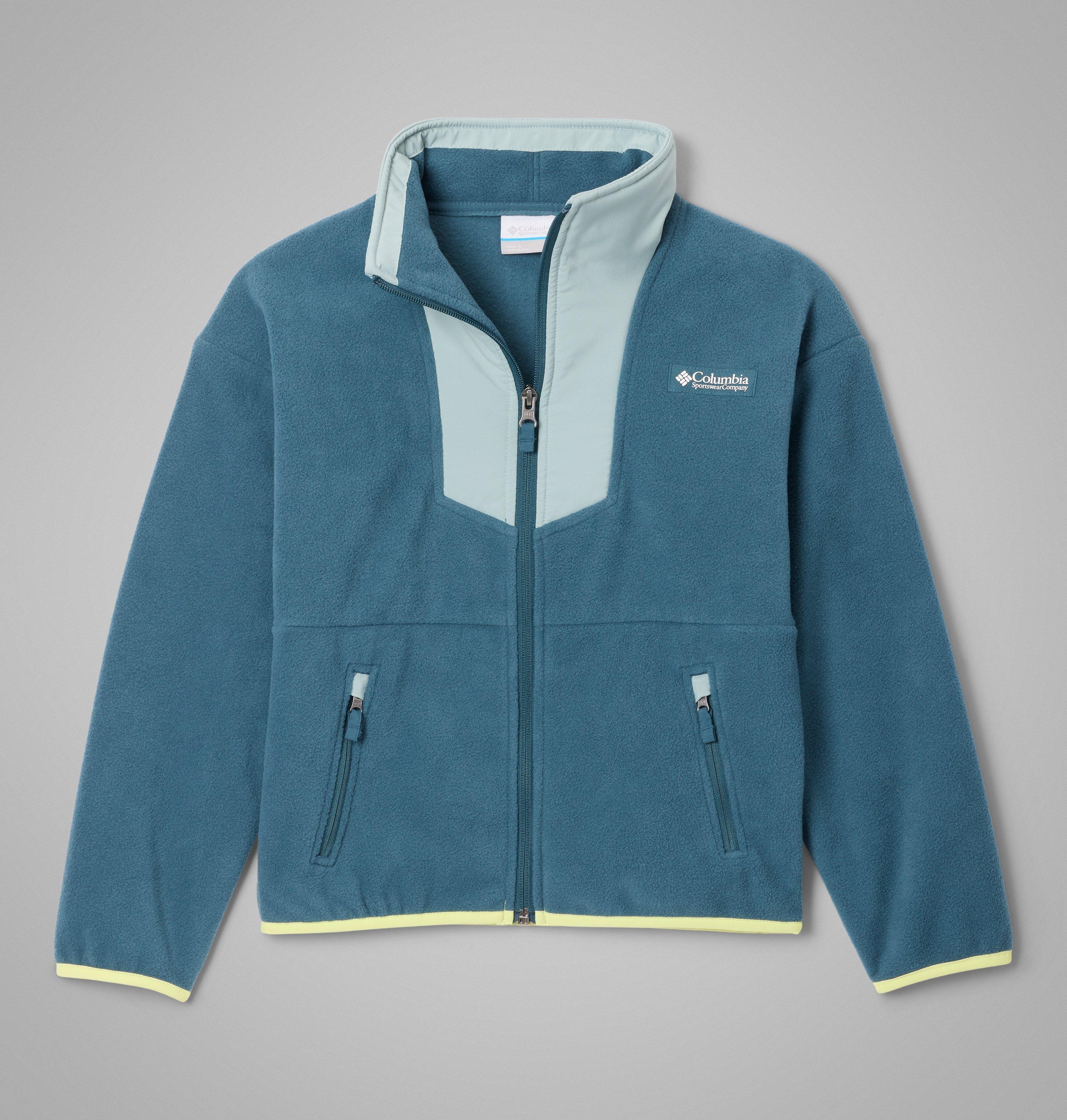 Columbia Sportswear Unisex Blue Columbia - Youth Sequoia Grove™ Fleece Jacket - Ever, Crushed Junior Xl Size (18 Years)